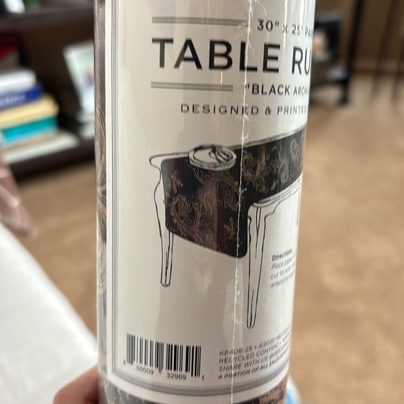 Hester and Cook Paper Table Runner Black Archival Disposable Wide American Made - Picture 5 of 8